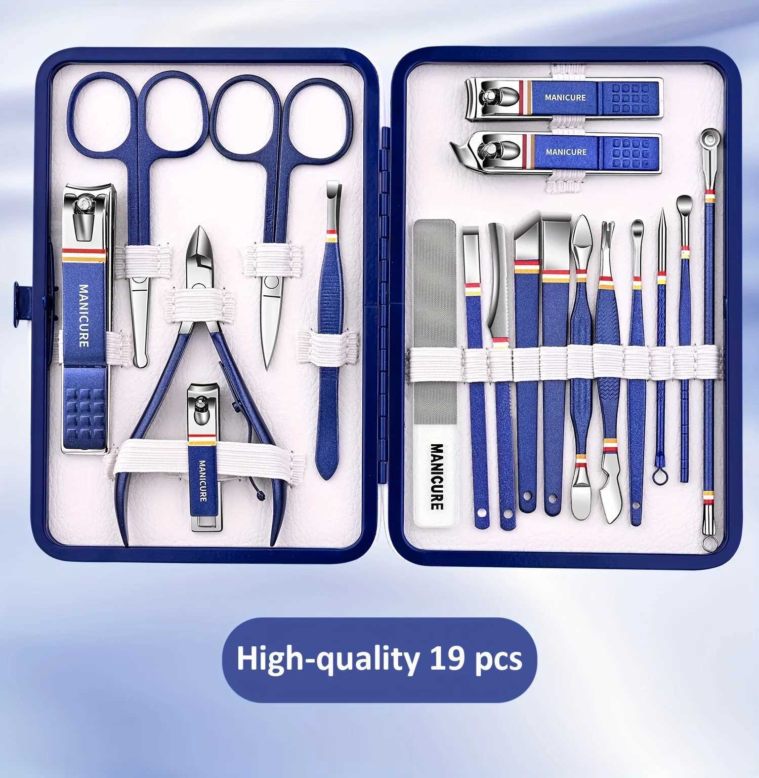 Manicure Set Stainless Steel Toe Finger Nail Clipper Nail Files Nail Cutter Personal Care Tools For Men WomenXJ250116
