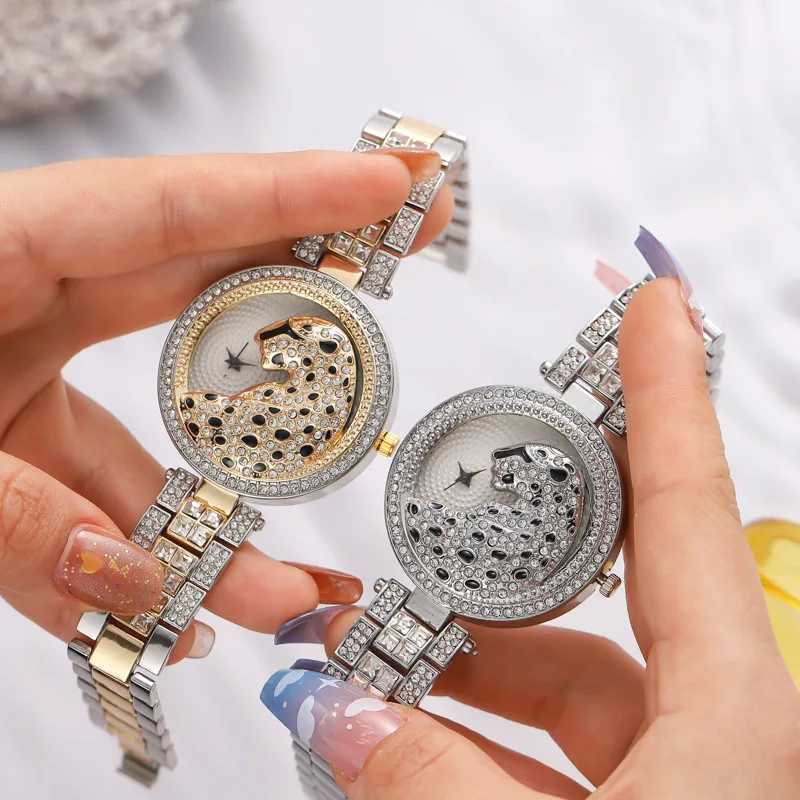 UTHAI H30 Leopard Wens Watches Diamond Quartz Fashion Personalized Womens Jewelry Temperature Bracelet Watch X250203