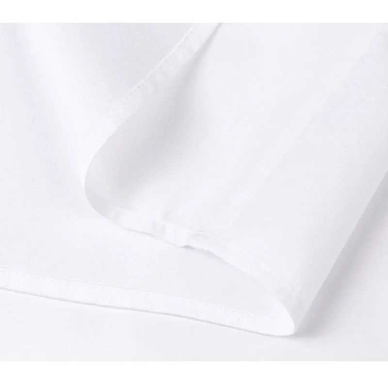 Mens formal dress shirt solid color long sleeved mens shirt casual printed business fashionable elastic long sleeved shirt menXJ250121
