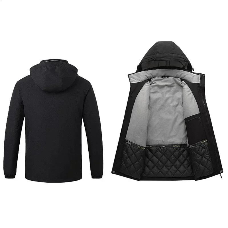 Mens 8zone jacket winter electric USB charging waterproof windproof outdoor M5XL