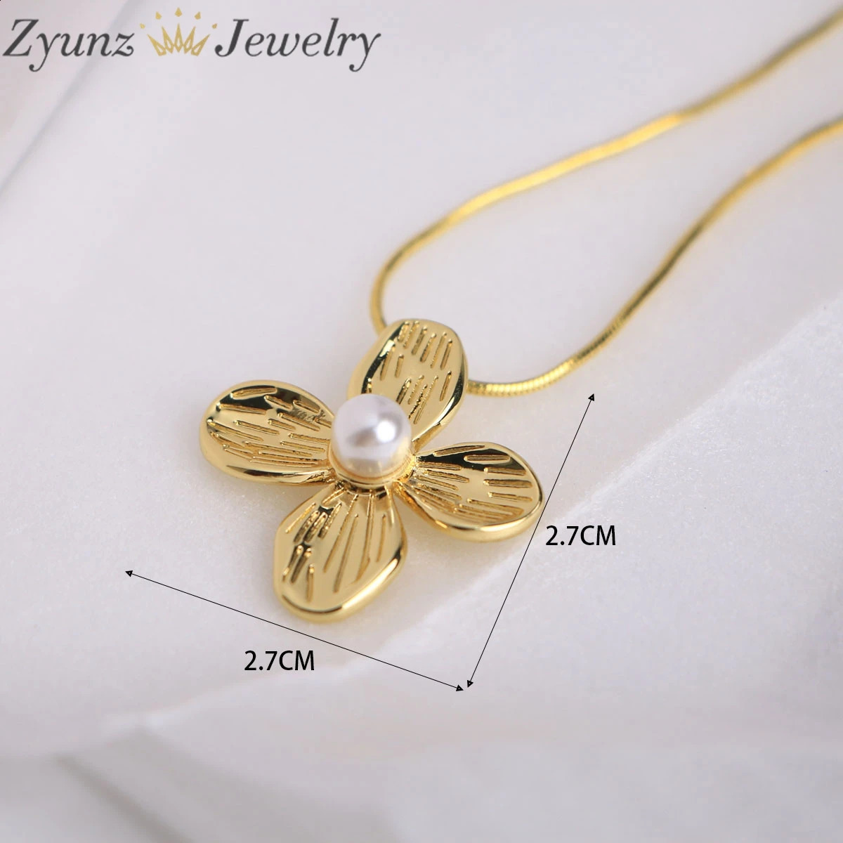 5Set Dainty Gold Color Flower Pendants Necklaces Earrings Sets for Women Delicate Wedding Jewelry Set Wholesale 250117