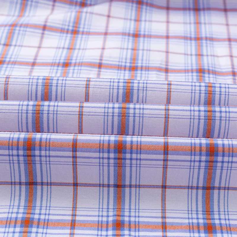 2024 New Mens Plaid Shirts Long Sleeve Cotton Checked Shirt Formal Fashion Thin Soft Classic Basic Casual Male Clothing 6XL 5XLXJ250121