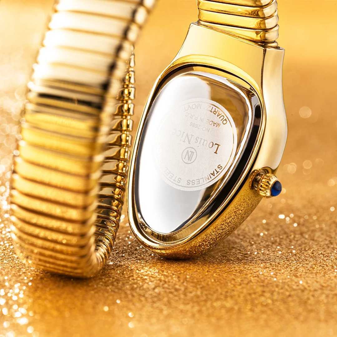 2024 Hot Wens Watches Top Brands MISSFOX Fashion and Diamond Quartz Clocks Luxury Snake Wristwatch Ladies Watch Dropsing X250203