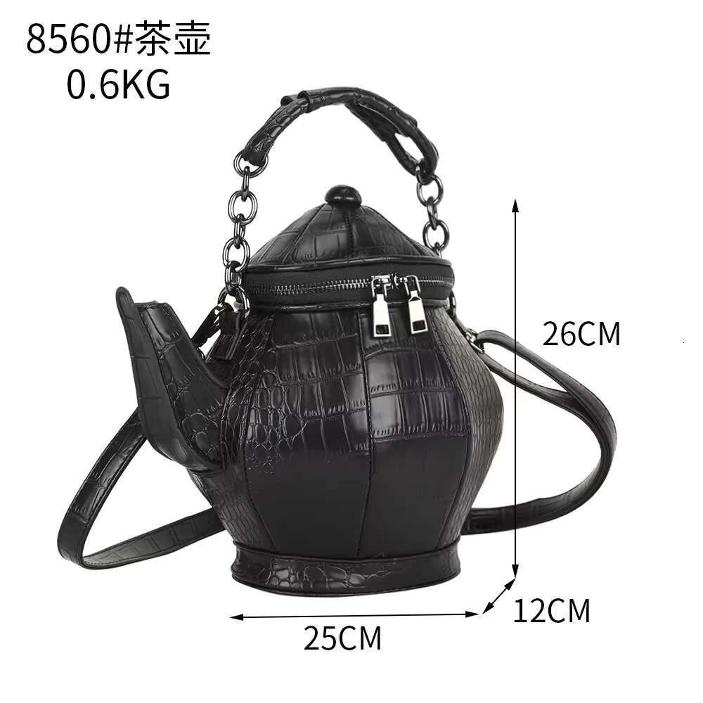 Personalized 3D 2024 Wine Tea Crossbody Shoulder Water Pot Handheld Women's Bag