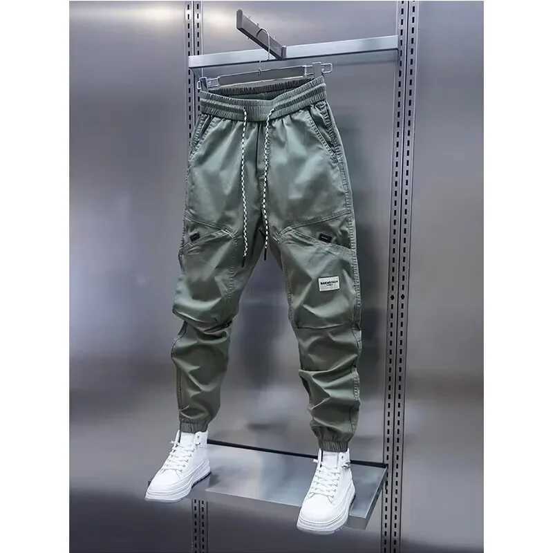 Trendy Versatile Mens Harem Trousers Loose-Fit Autumn Casual Pants New Style Cargo Pants Fashionable Footwear W250118