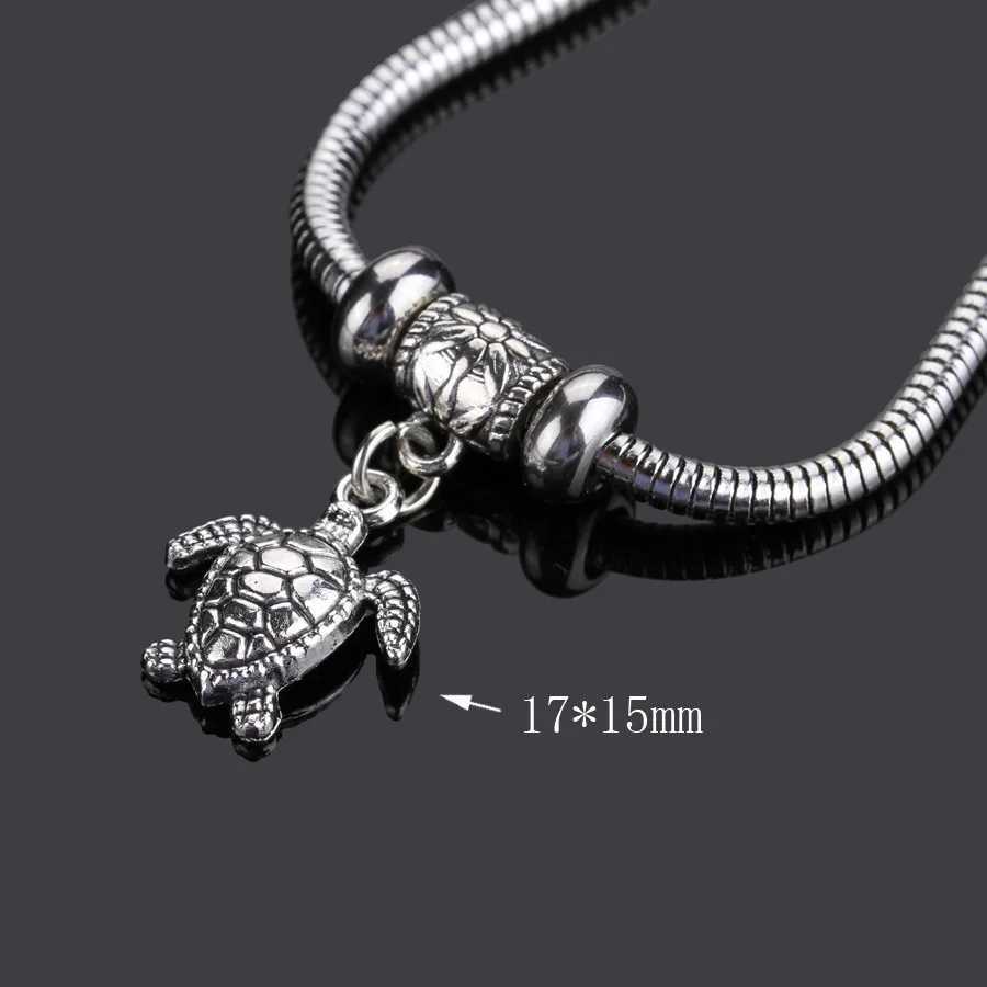 Cute Stainless Steel Bracelet Hand Women Sea Animal Turtle Gift Friend Original Gifts Jewelry W250121