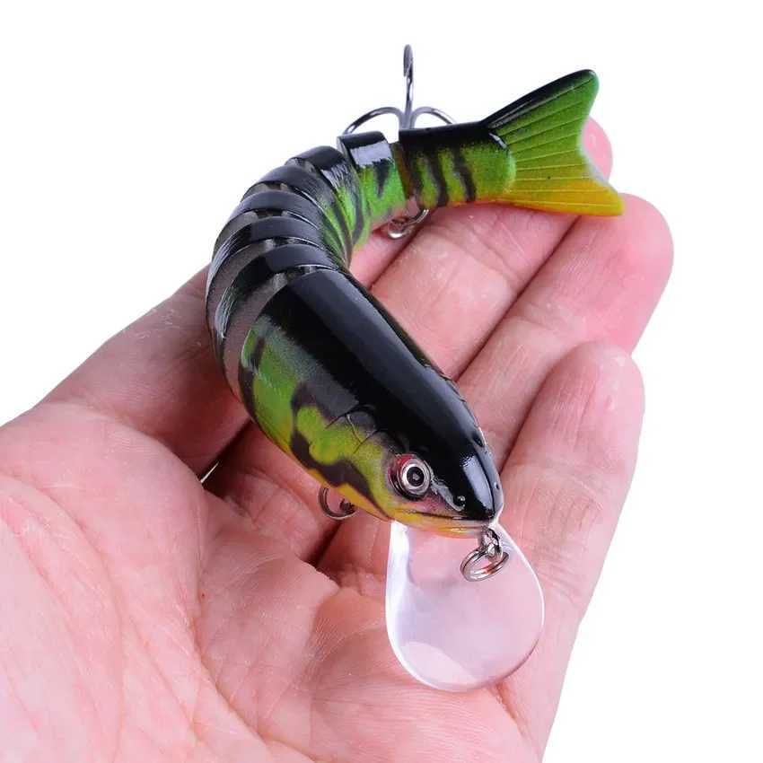 1 PCS Wobblers Fishing Lures Artificial Multi Jointed Sections Artificial Hard Bait Trolling Pike Carp Fishing ToolsXJ250122