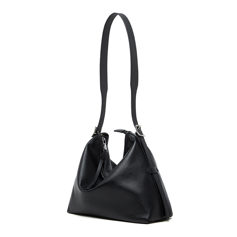 Bag Genuine Leather Women's Autumn 2025 New Style High-End Female Niche Single Shoulder Armpit Fashion Crossbody Bag