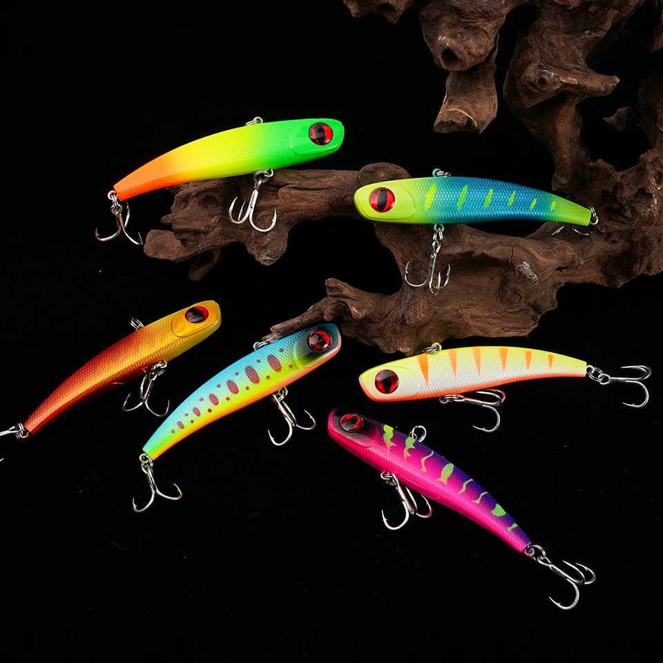 WALK FISH 1PCS New VIB Lure 13g 24g 30g 34g Fishing lure Winter ice Sinking Artificial Swimbait Fishing Rattlin Bait Japan HookXJ250122