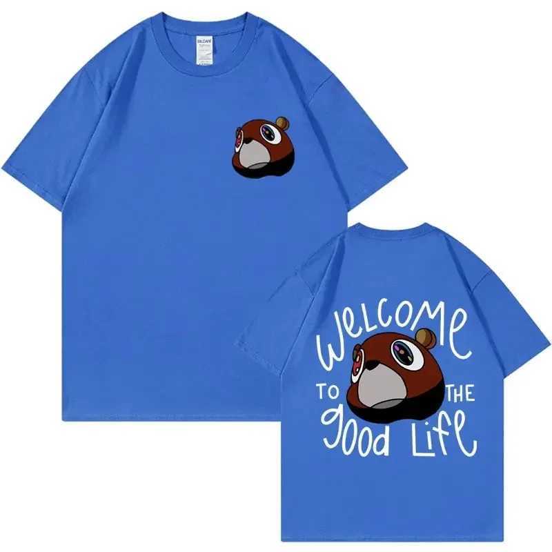 Graduation Place The Good Life Print T Shirt Mens Womens Vintage High Quality T-shirt Hip Hop Punk T Shirts Streetwear X250203