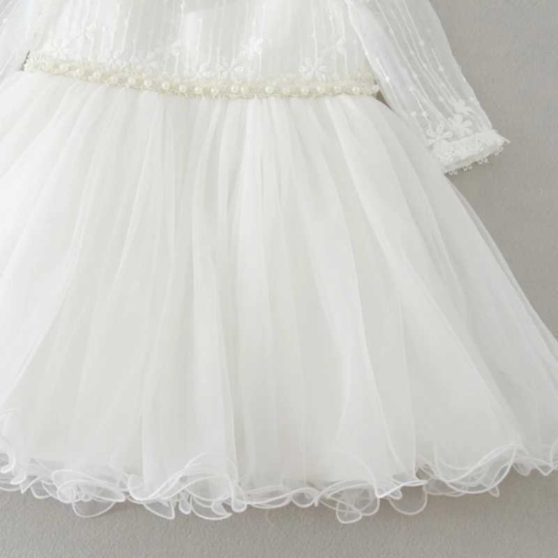 Baby Girl Baptism Dress Infant Christening Frocks for Children 1 First Birthday Party Princess Gowns Wedding Dresses W10 X250203