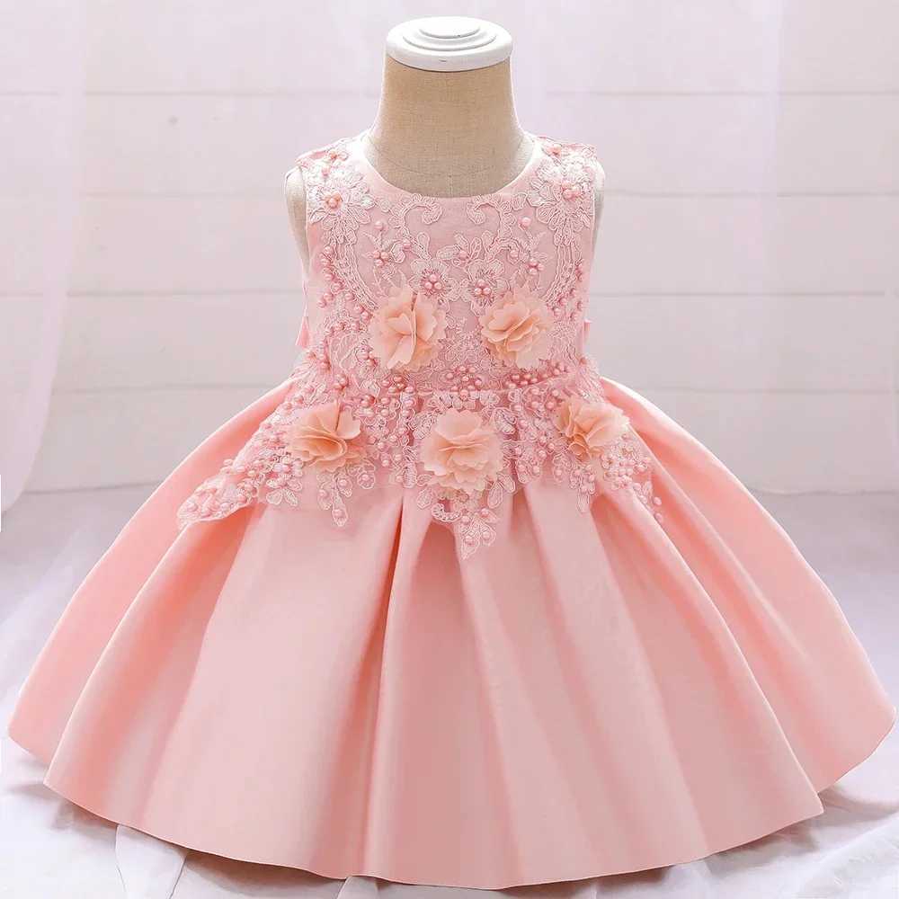 Baby Girls Princess Dress Toddler Christening Gown Kids Christmas Party Costume Infant 1st Year Birthday Baptism Dresses Clothes X250203