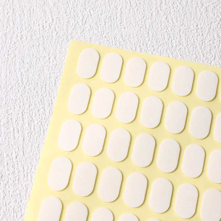 2 Sheets Traceless Double-side Adhesive Tape Gel For False Nails Display Stand Ultra-thin Soft Jelly Glue Sticker Manicure StripXJ250120