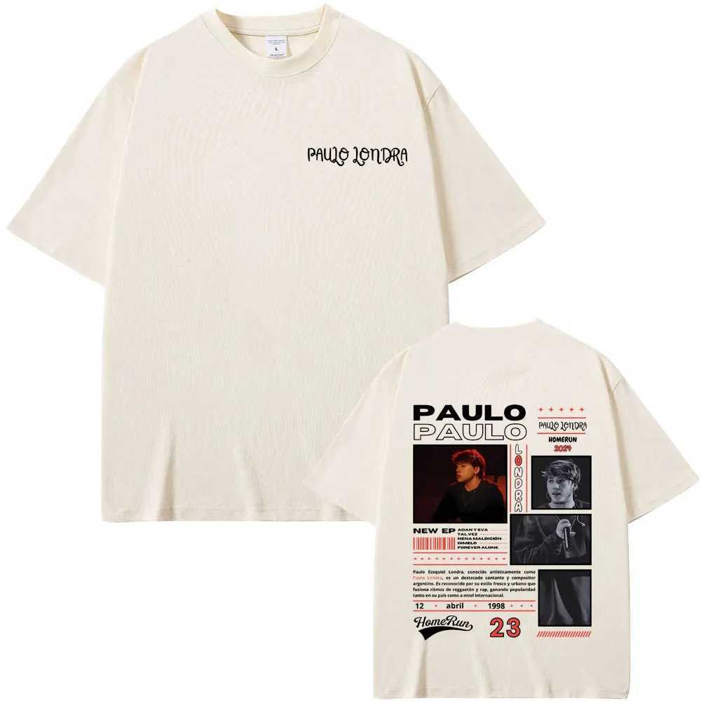 Best Famous Rapper Paulo London Homerun Graphic T-shirts Men Women Hip Hop Vintage T Shirts Male Fashion Casual Oversized Tshirt X250203