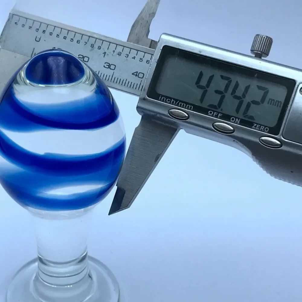BDSM Glass Anal Plug Female Male Sex Toy Butt Plug Prostate Masturbator Stimulator Crystal Dildo Sex Toys for Women Men GayXJ250121