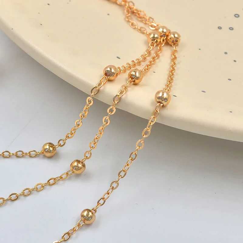 Fashion Metal Beaded Anklet Bracelets for Women Exquisite Multilayer Mesh Tassel Toe Foot Jewelry Wedding Party Accories GiftXJ250121