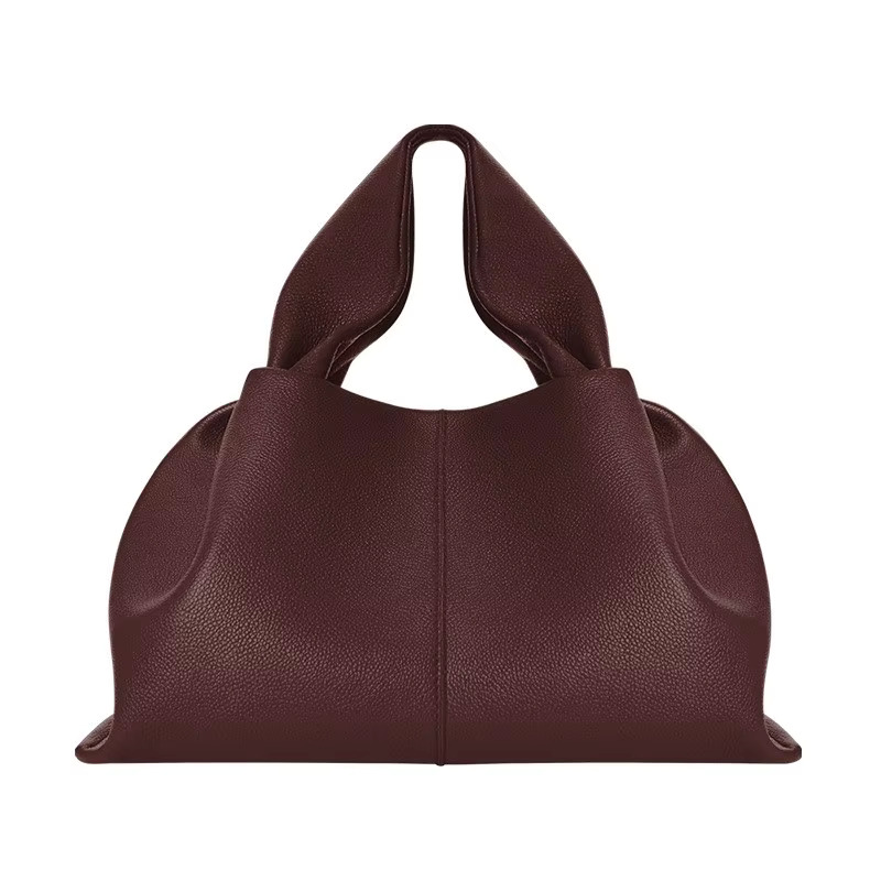 Women's Handbag 2025 New Autumn And Winter High-End Designer Lychee Pattern Cloud Shoulder Crossbody Bag