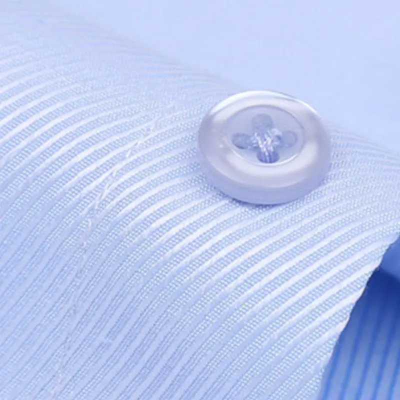 6XL Mens long-sleeved shirt Spring/Summer Formal Dress Business Casual Cotton no-iron High quality breathable plus sizeXJ250121