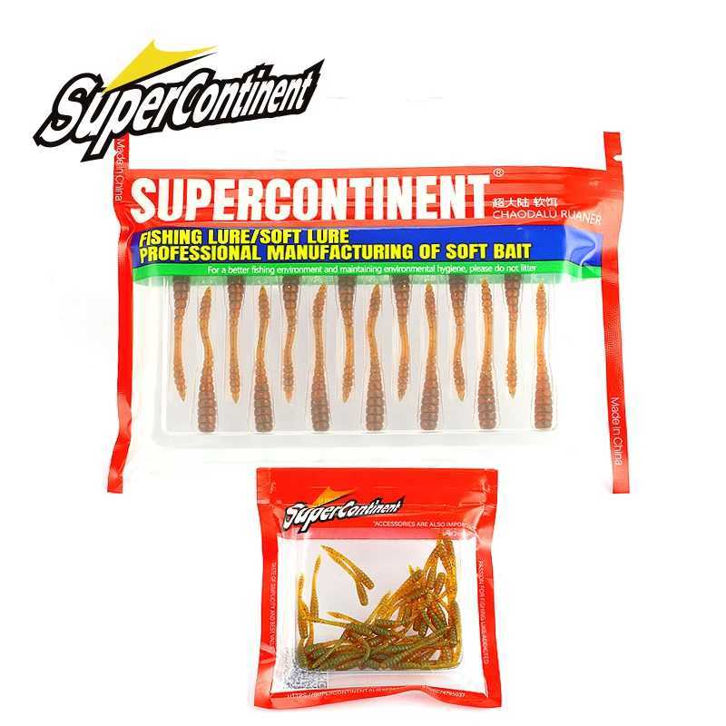 Supercontinent soft bait new tipsy fish 3cm/50pcs 5cm/14pcs fishing lures sinking tremor bait Soft Fishing Lure Fishy Worms lureXJ250122