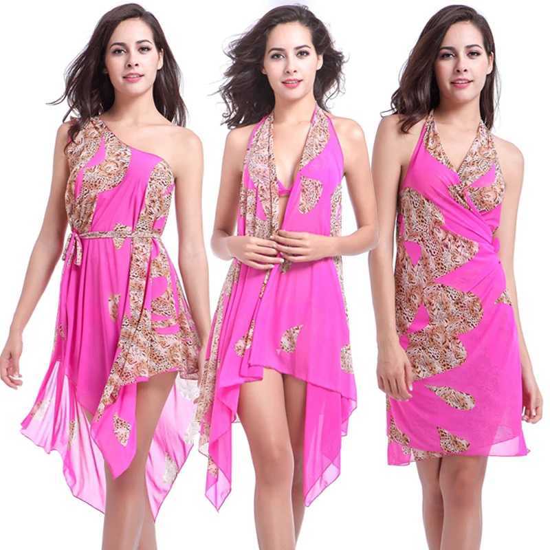 10 in 1 Multi piece Underwear Elastic Mesh Dr Beach Set Pareo Cover Womens Convertible Saron Unlimited Magic Beach Wear W250120
