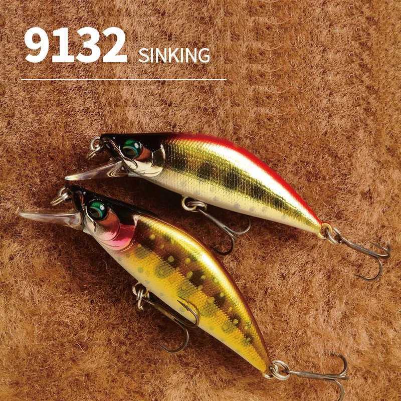 mini Sinking Minnow Wobblers Fishing Lures 5cm 5.2g Trout Artificial plastic Hard Bait Jerkbait Crankbait Bass Fishing TackleXJ250122