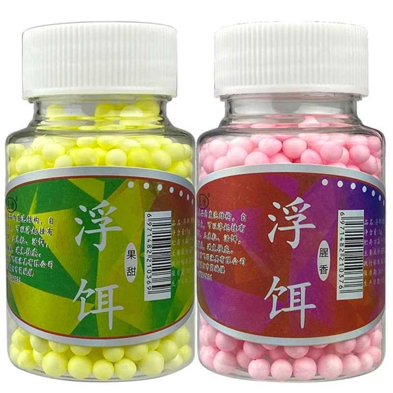 170/900pcs Foam Floats Ball Beads EPS Beans Carp Fishing Lure Boilies Sweet Smell Floating Bottom Hair Rig Popup Fishing BaitXJ250122