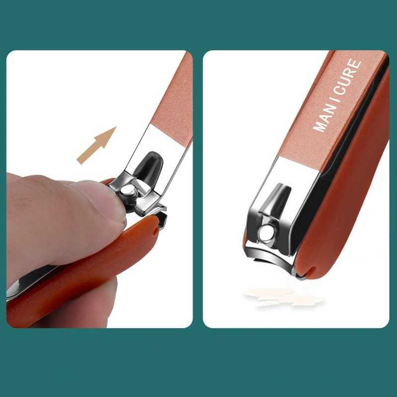 5Pcs/Set Portable Universal Nail Clippers Glass File Earpick Household Professional Stainless Steel Utility Pedicure Nail ToolsXJ250116