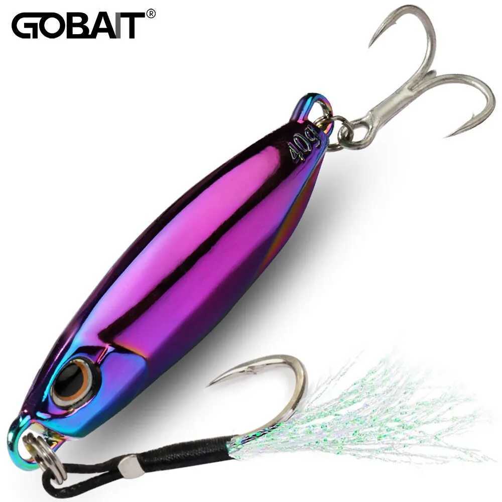 Metal Jig Fishing Lure 10g 20g 30g 40g Cast Swimbait Hook Wobbler Pike Spoon Carp Spinner Sea Tackle Kit Pesca Artificial BaitXJ250122