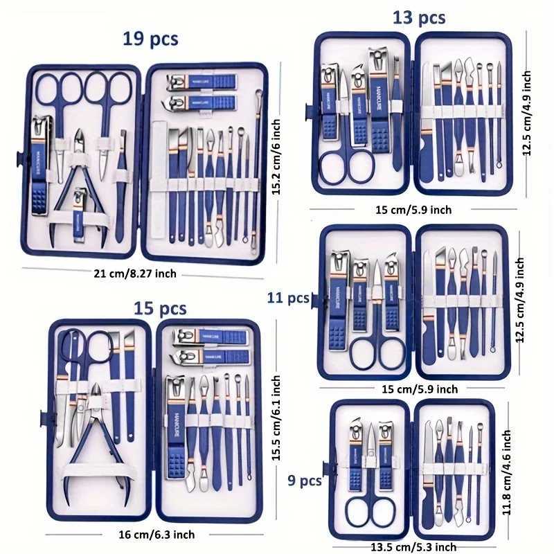 Manicure Set Stainless Steel Toe Finger Nail Clipper Nail Files Nail Cutter Personal Care Tools For Men WomenXJ250116