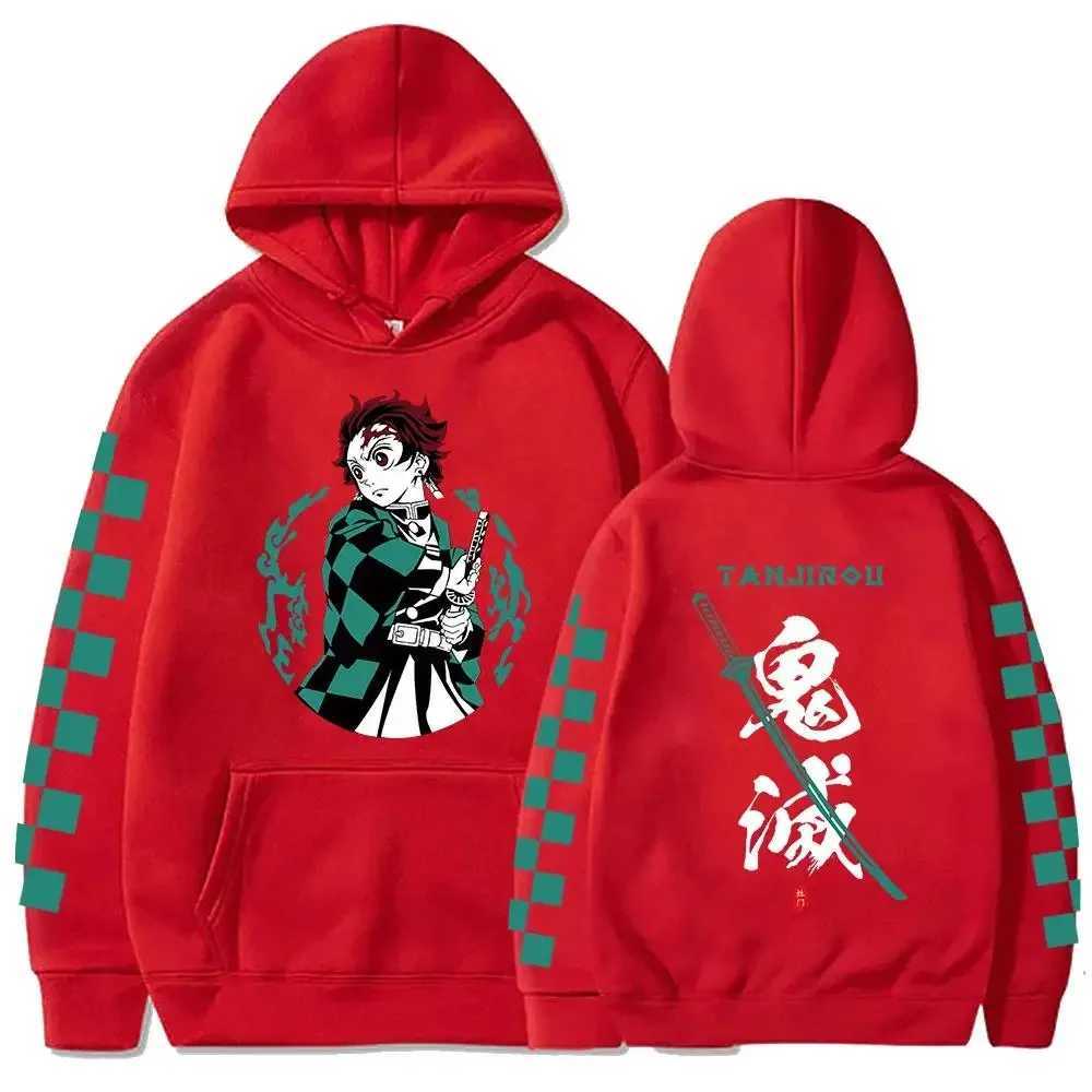 Demon Slayer Japan Anime Plus Size Hoodie Tanjiro Kamado Men Women Sweatshirts Y2k Harajuku Unisex Casual Pullover Clothes TopsXJ2500118