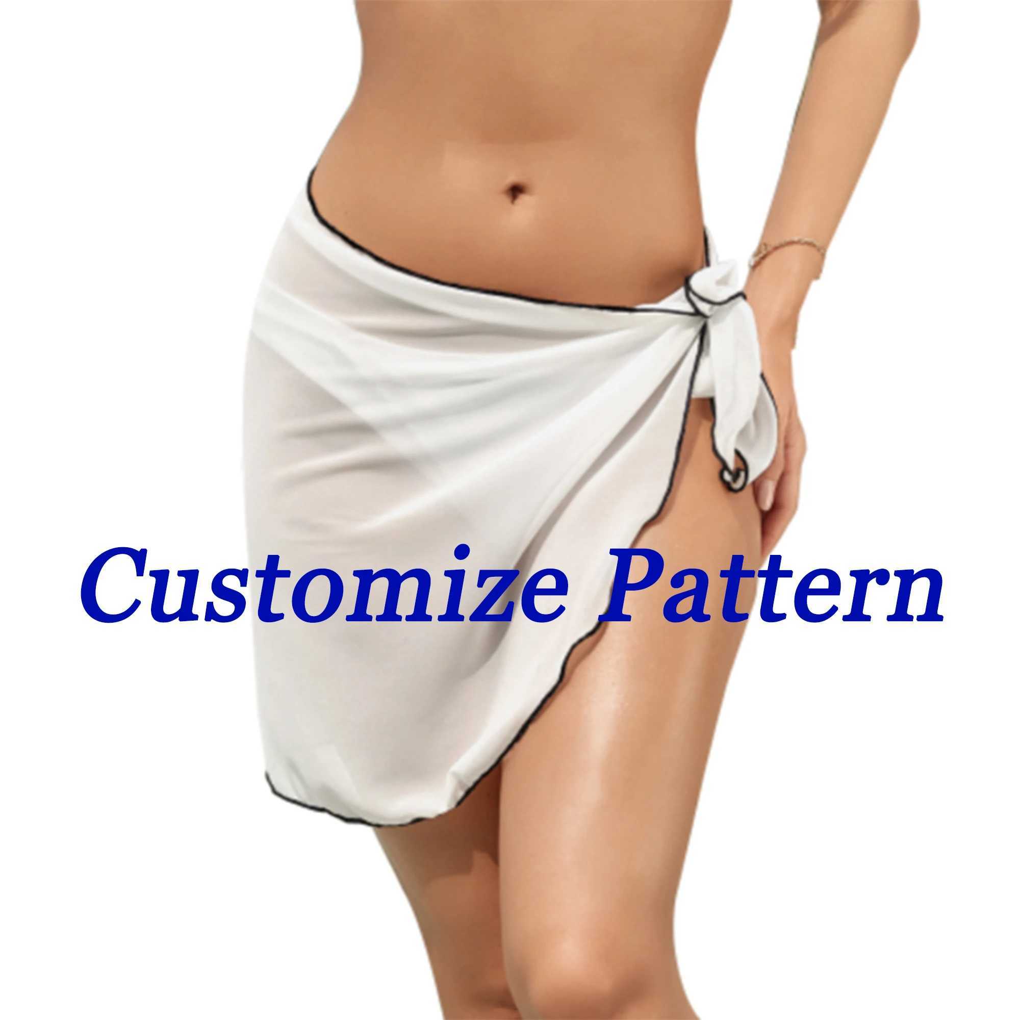 Summer Vacation In Haii Beach Wr Sarong Str Bikini Wr Beach Wr Top Polynesian Custom Pattern W250120