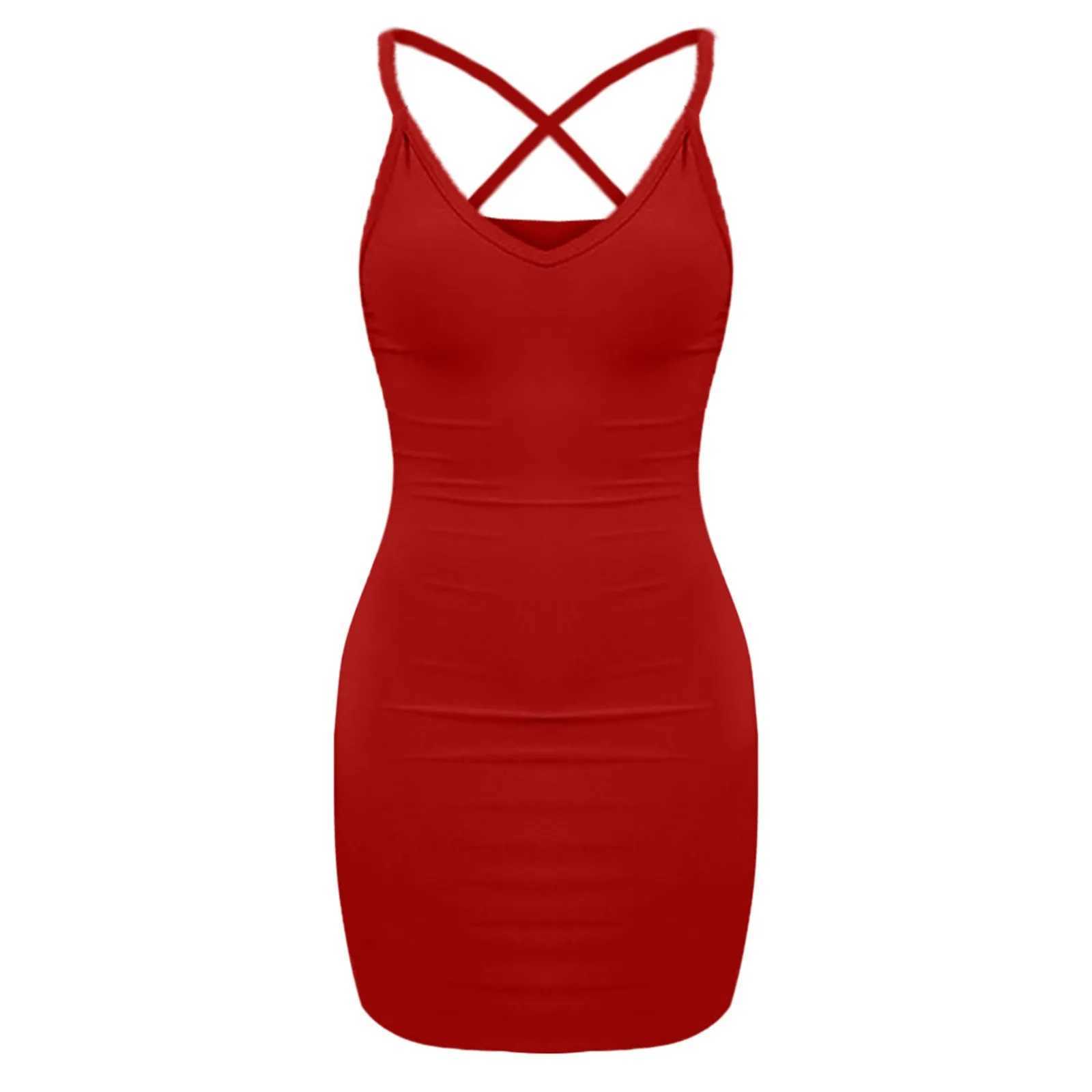 Hot Dress Sexy Ladies Tight Fitting Camisole Dress For Women Summer Camisole Mini Short Skirt Sexy Pajamas WomenS Clothing GirlXJ250115