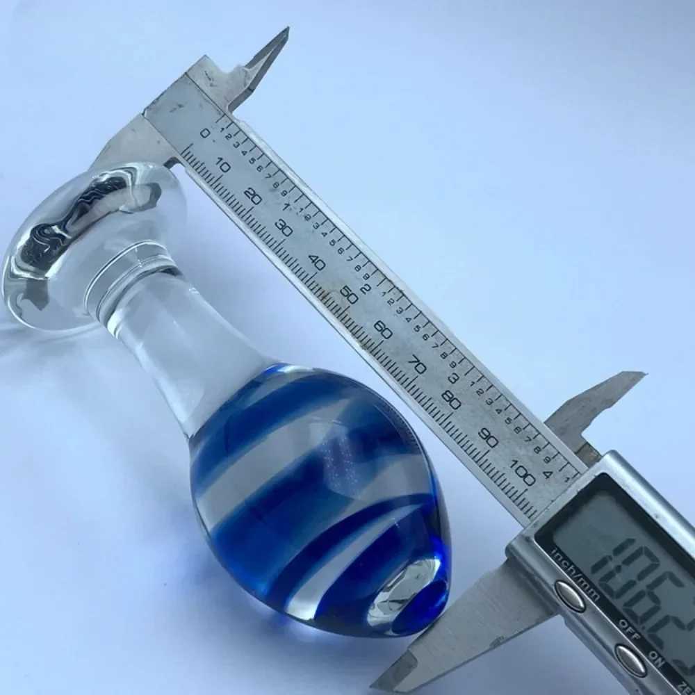 BDSM Glass Anal Plug Female Male Sex Toy Butt Plug Prostate Masturbator Stimulator Crystal Dildo Sex Toys for Women Men GayXJ250121