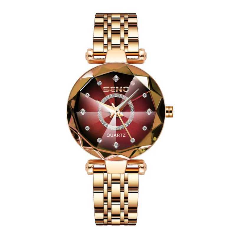 Wens 2023 Luxury Fashion Popa Ocean Star Sky Diamond Face Steel Belt Waterproof Watch Quartz Watch X250203