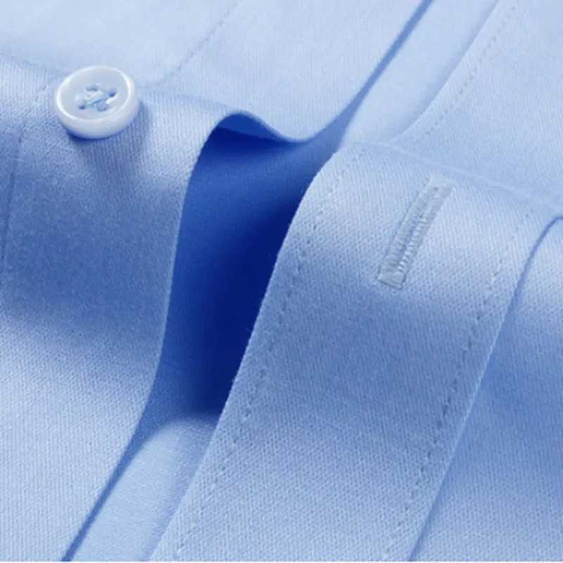 7XL 8XL Mens shirt Long sleeve Spring and Autumn cotton fashion formal Business casual Breathable high quality wear freeXJ250121