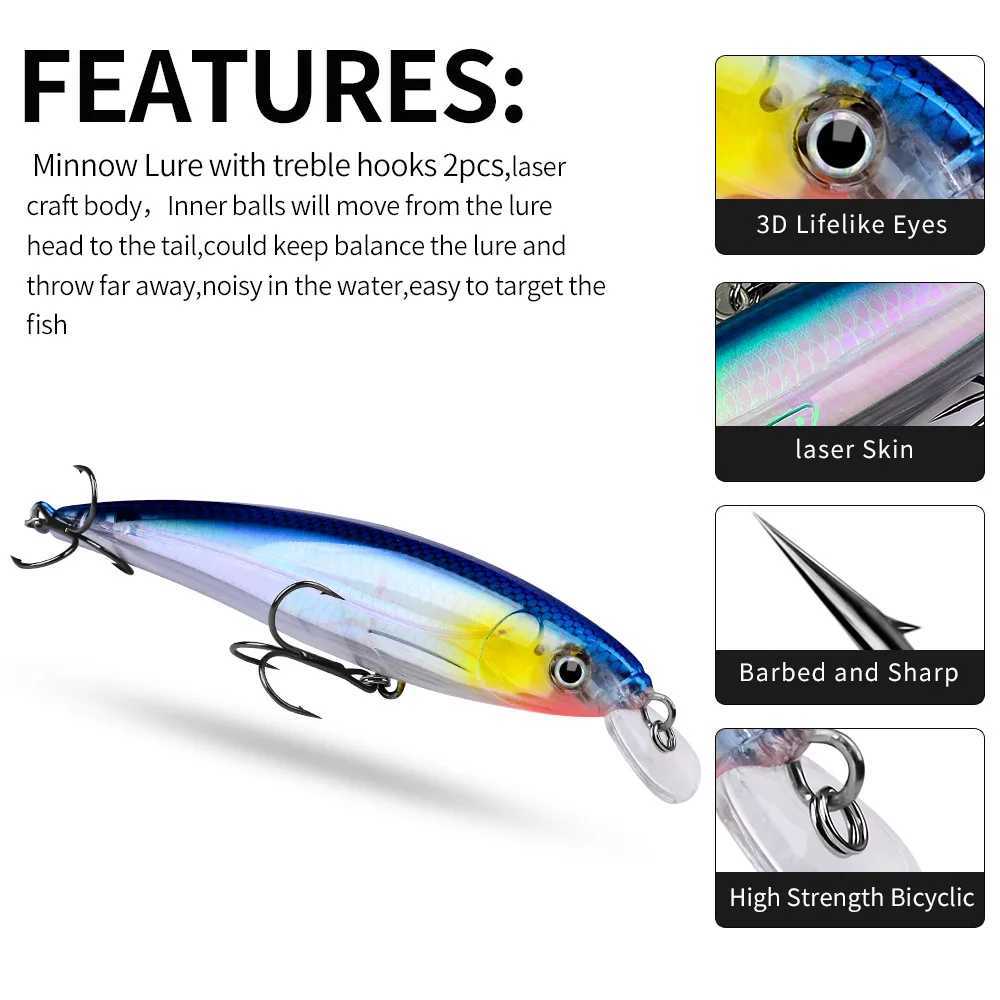 Minnow Fishing Lure 160mm 40g Floating Hard Bait Wobbler Jig Bait Crankbait Carp Striped Bass Pesca Fishing Tackle SwimBaitXJ250122