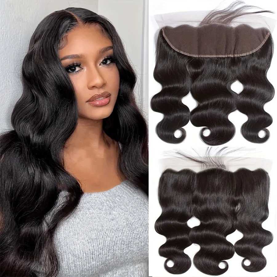 Body Wave Lace Frontal Clo Transparent Lace Frontal Ear To Ear 13x4 Hd Lace Human Hair Clos Pre Plucked With Baby HairXJ250120