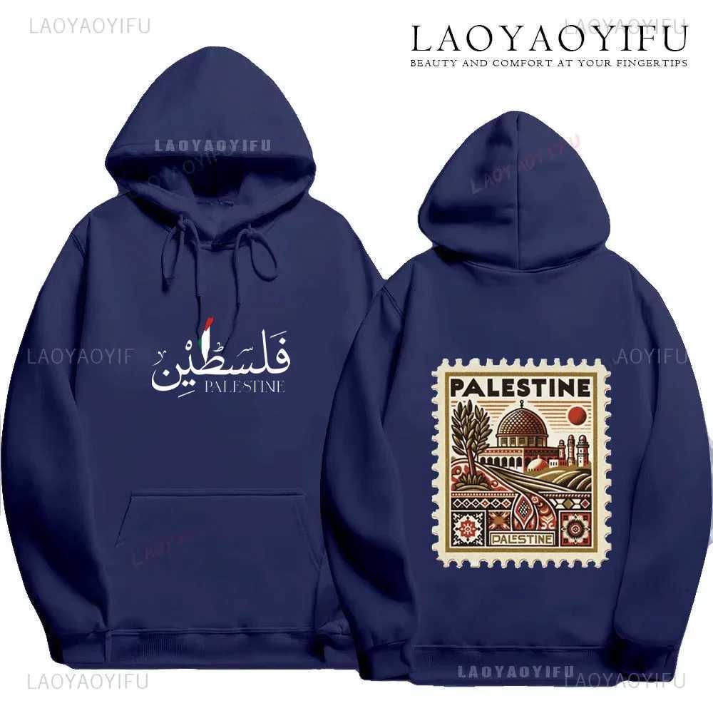 Unisex Autumn Winter Vintage Casual Pullover Sweatshirts Palestine Hoodie Fashion Harajuku Aesthetic Retro Graphic Hoodies TopsXJ2500118