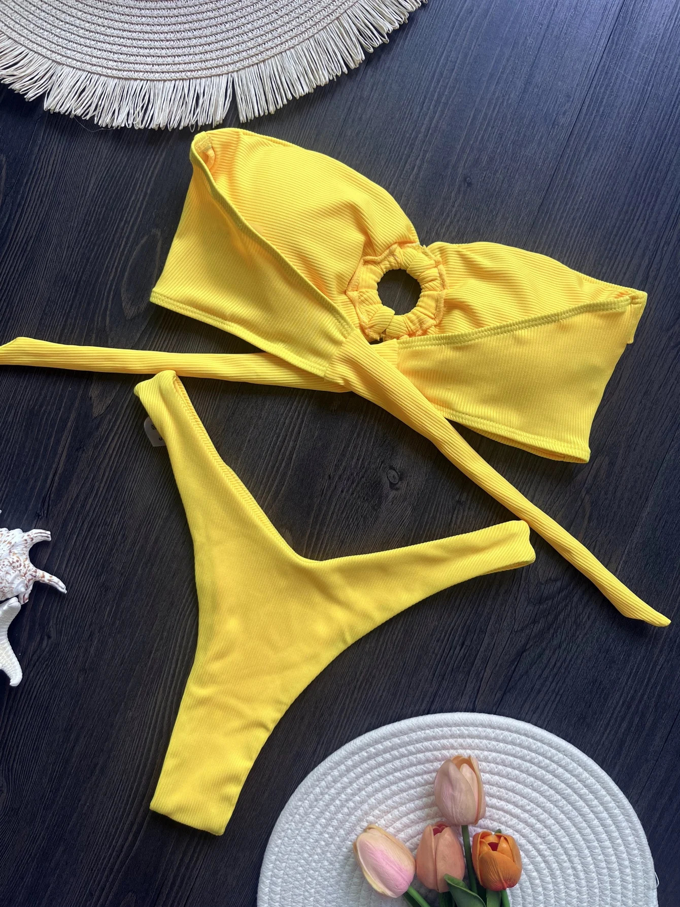 RUOTONGSEPT Bikini Sexy Bandeau Swimwear Women Brazilian Swimsuit Thong Biquini Two Piece Bathing Suit 250122