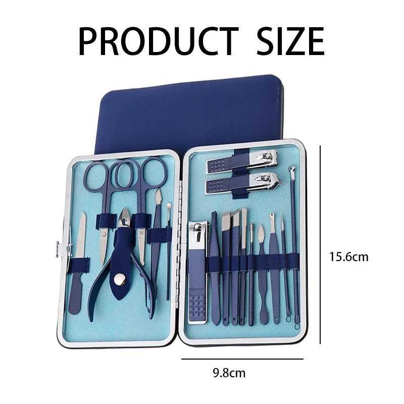 7/10/12/18 Pcs/Set Nail Pedicure Tools Portable Travel Hygiene Kit Nail Cutter Nail Kit Professional Set Makeup ToolsXJ250116