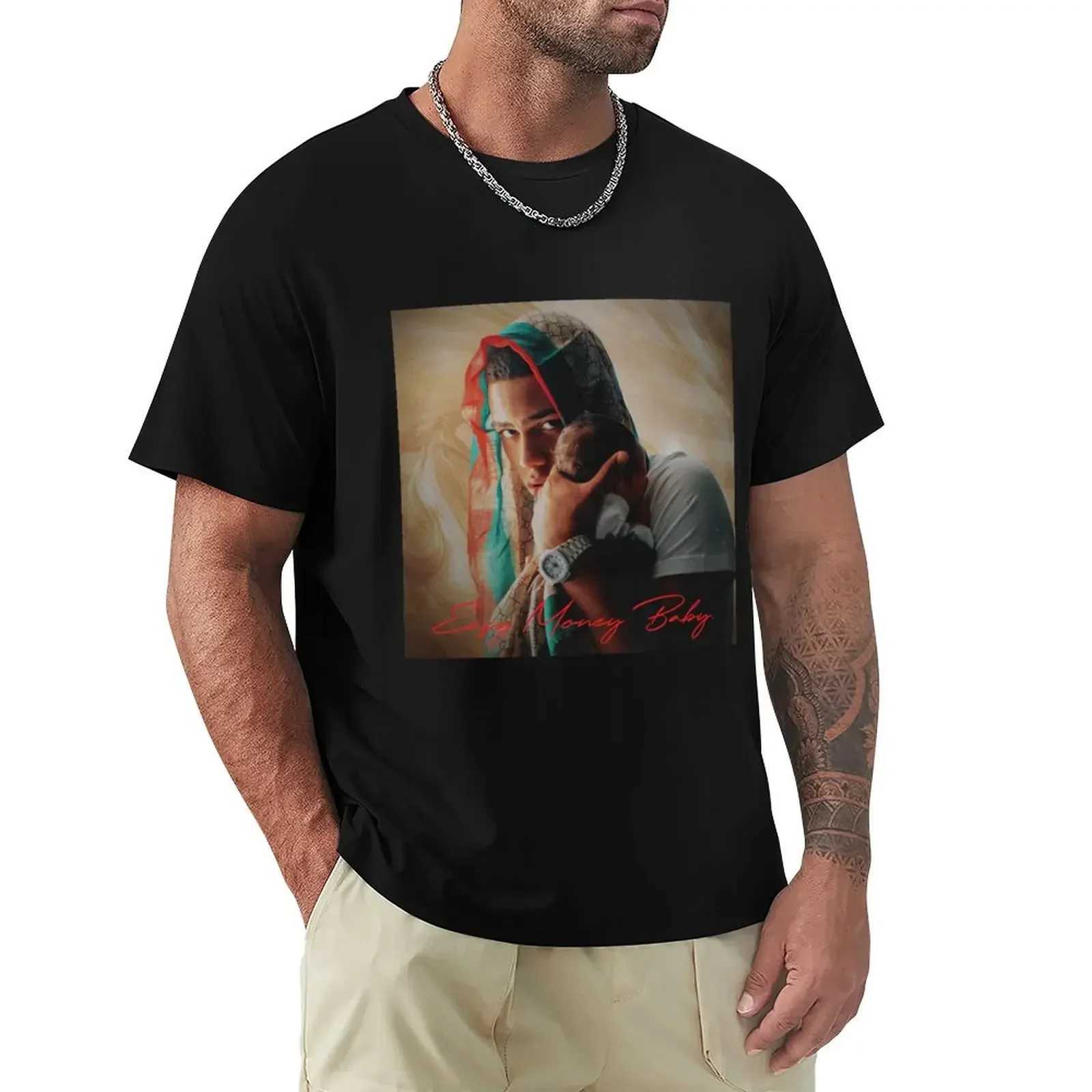 Myke Towers Easy Money Baby T-Shirt heavyweight oversized mens t shirt heavyweight Round Collar Outfits funny Summer fashionman X250203