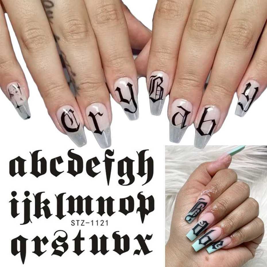 Red Black Colorful Dragons Nail Stickers Angel Virgin Mary Water Decals Temporary Tattoo Slider For Nail Manicure LESTZ1114-1137XJ250120