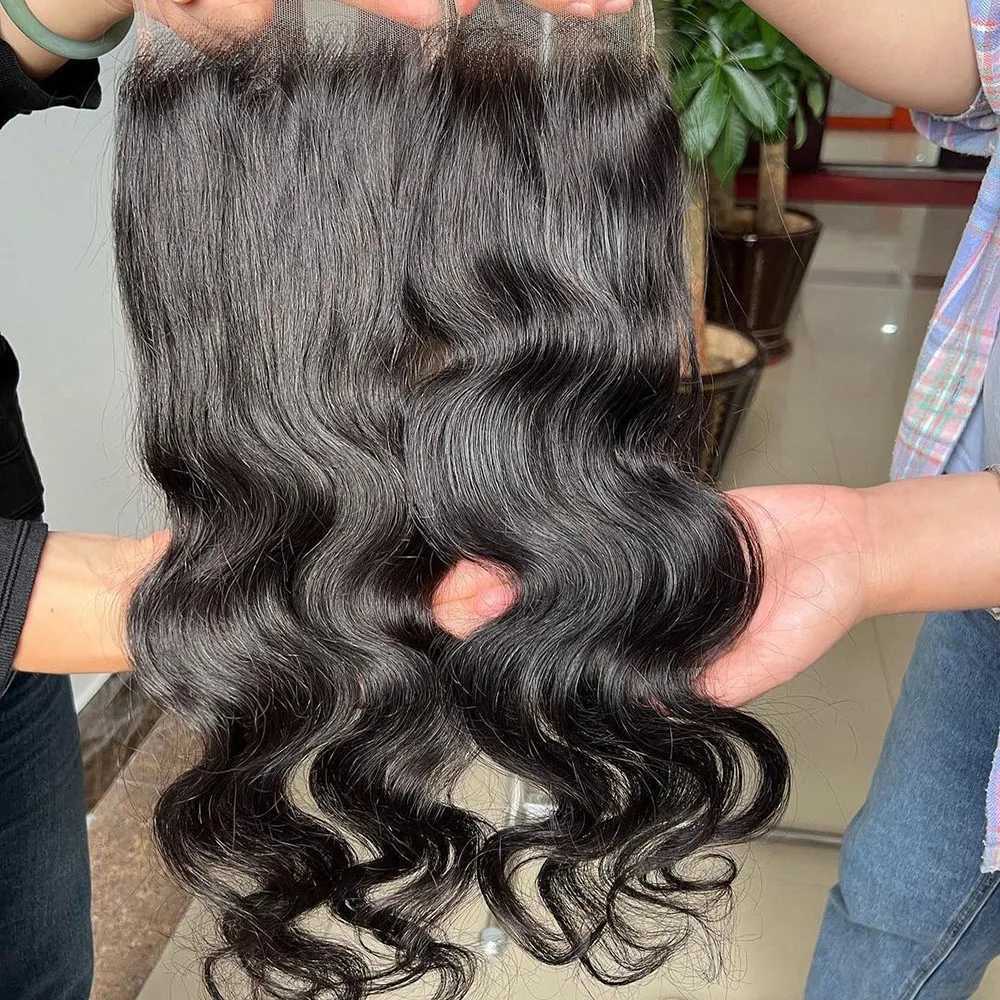 Body Wave Lace Frontal Clo Only 4x4 Lace Clo Brazilian Remy Hair Pre Plucked 100% Human Hair Body WaveLace Frontal 13x4XJ250120