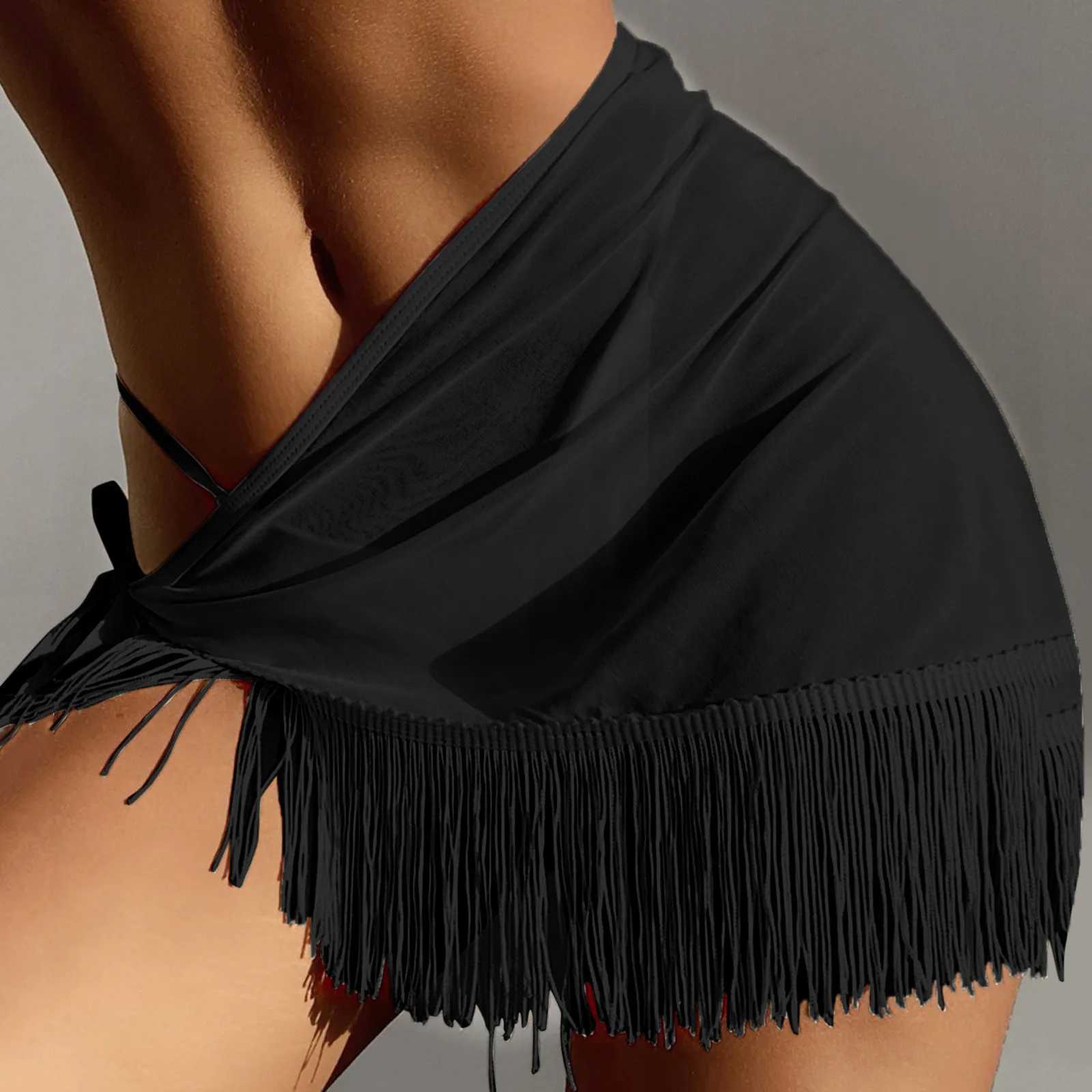 Sexy Women Chiffon Swimwear Pareo Scarf Cover Ups Wr Kaftan Sarong Beach Wear Bikinis Cover Ups Skirts For Swimwear 2025 W250120