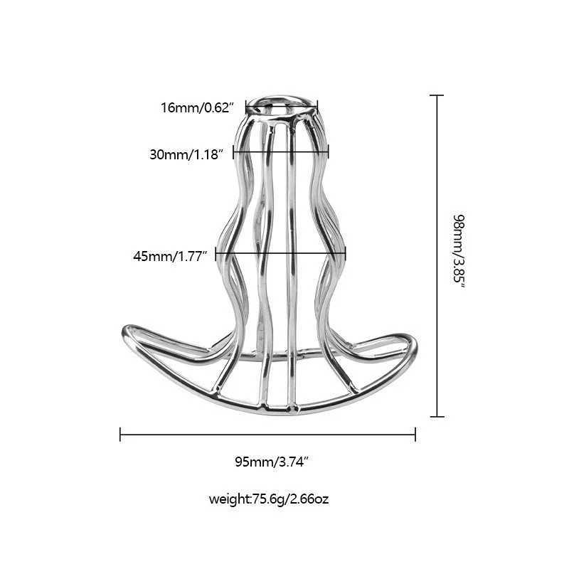 Hollow Metal Anal Plug Sex Toy Stainless Steel Vagina Speculum Anus Extender Dilator for Men Women Butt Plug Prostate MassageXJ250121
