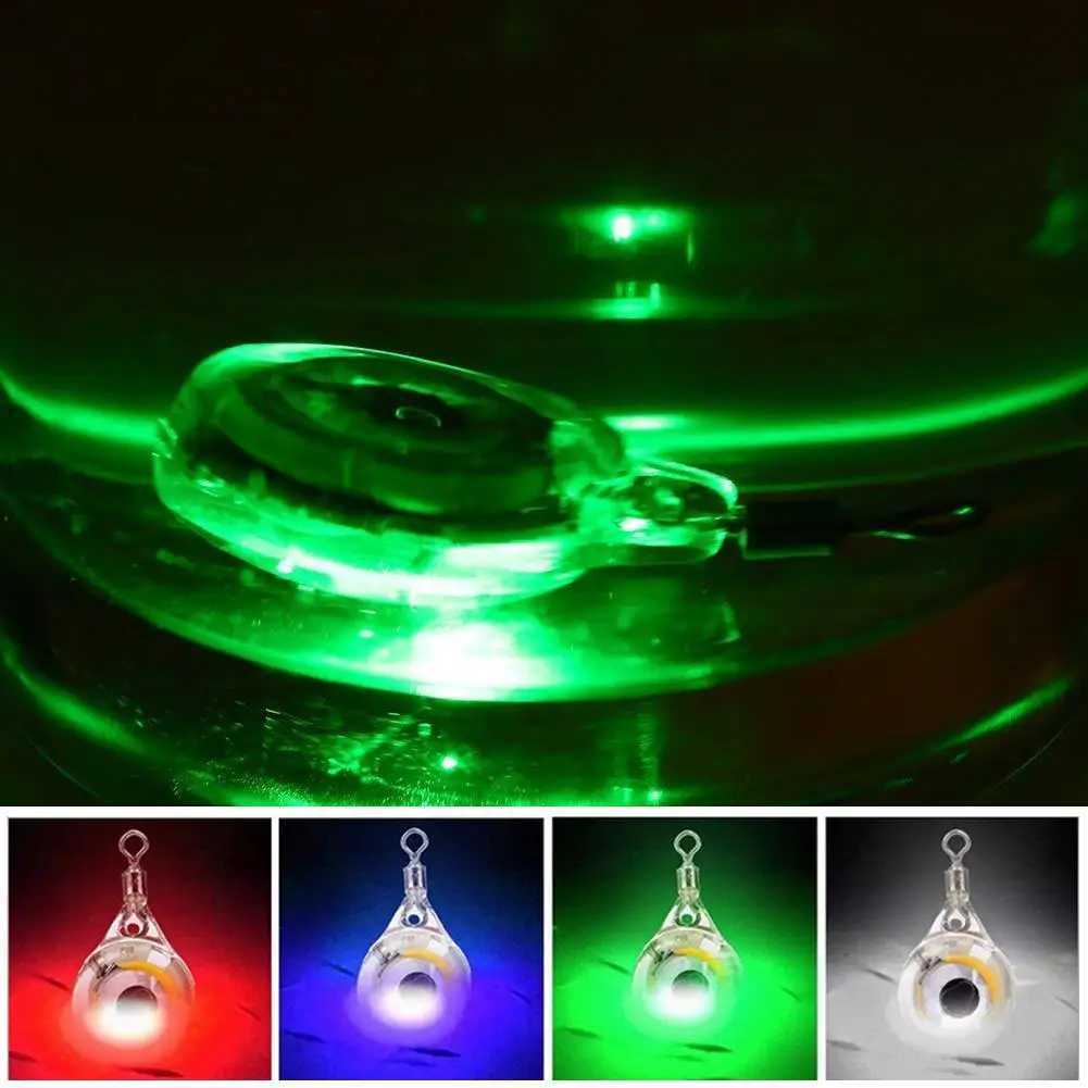 5-20PCS Mini Fishing Lure Light LED Deep Drop Underwater Eye Shape Fishing Squid Fishing Bait Luminous Lure for Attracting FishXJ250122