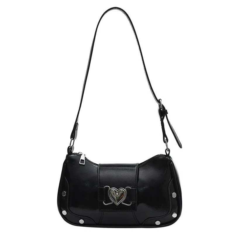 Fi Women Shoulder Bag Y2K Armpit Bag Luxury Design Pleated Underarm Bag Solid Color Messenger Bags Hobos Handbags XJ250605