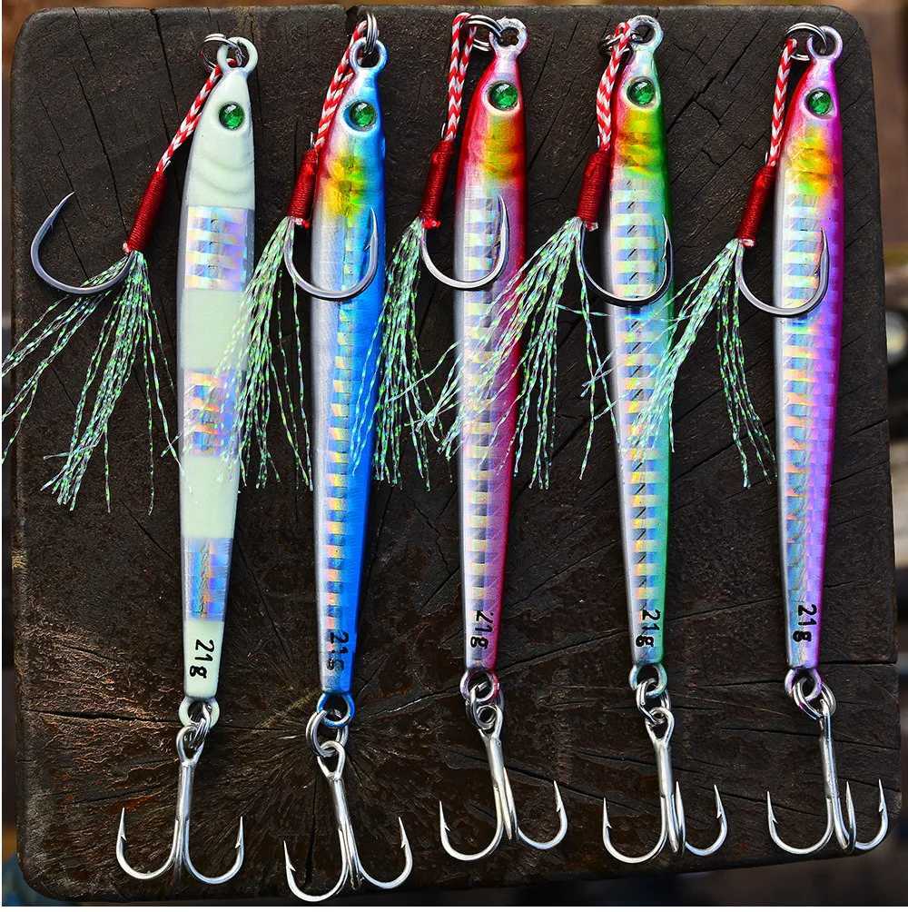 Metal Jig Bait Weight 7g-60g Trolling hard bait bass fishing tackle trout diving bait Sea Fishing Lures PescaXJ250122