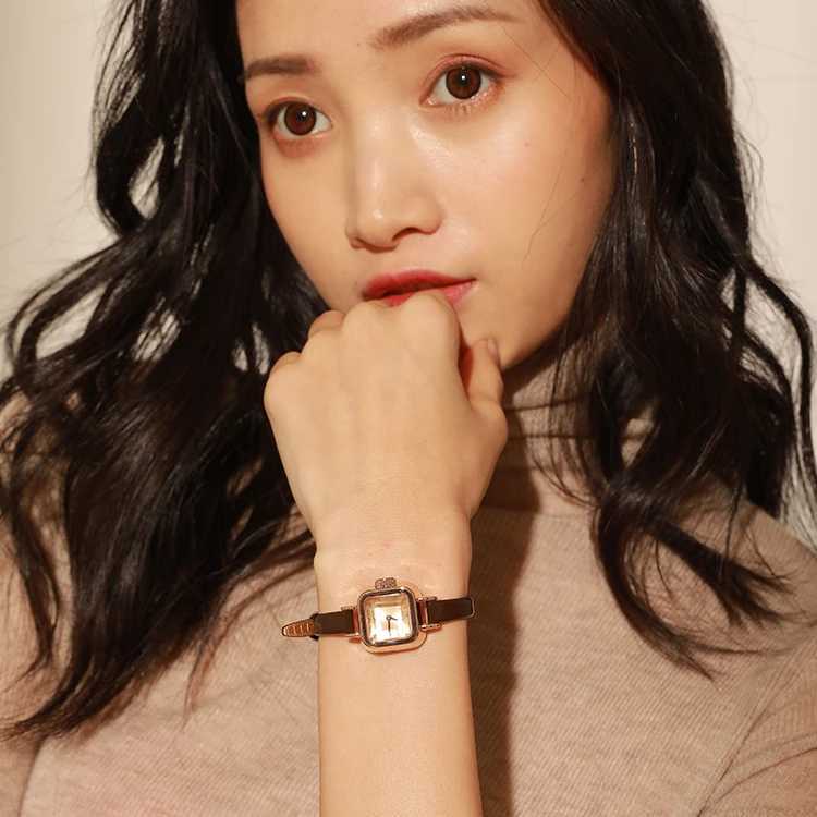 New Wen Minimalist Mechanical Fashion Trend Quartz Watch Suitable for Girl X250203