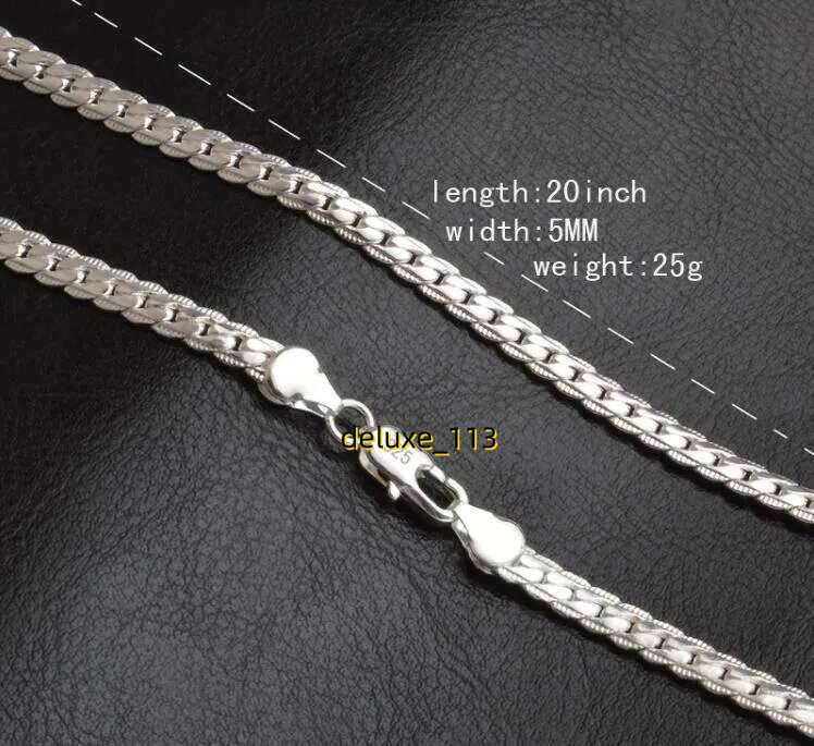 Fashion Mens Womens Jewelry 5mm Gold Plated Chain Necklace Bracelet Miami Hip Hop Chains Necklaces Gifts Accessories